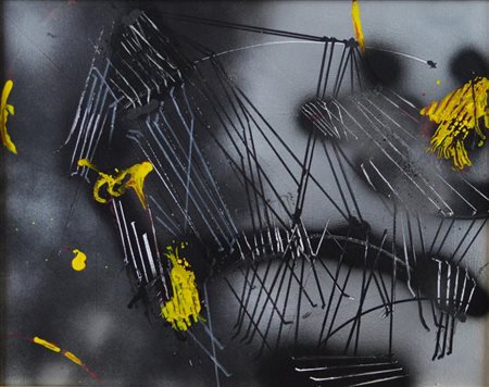 Dalila Crotti SENZA TITOLO acrilico su tela, cm 40x50 sul retro: firma e data...