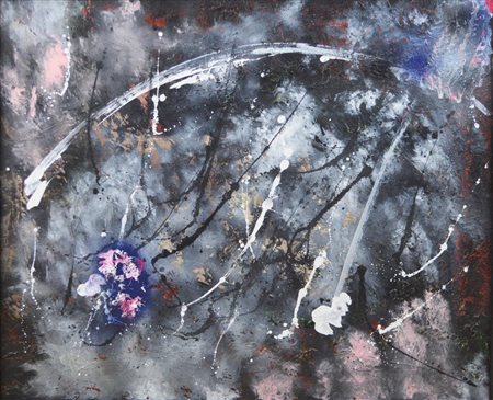 Dalila Crotti SENZA TITOLO acrilico su tela, cm 50x60 sul retro: firma e data...