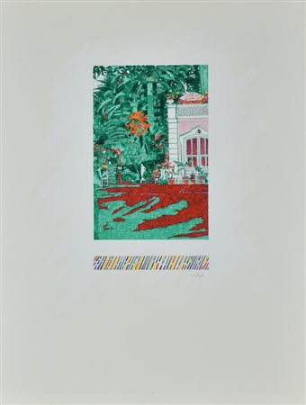 Giorgio Cortassa SANREMO pennarelli su carta, cm 77x58 firma