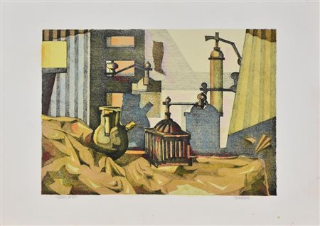 Ignoto NATURA MORTA pastellata ad olio, cm 50x70 firma