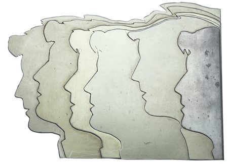 Mario Ceroli (Castel Frentano 1938)  - Profili, 1975