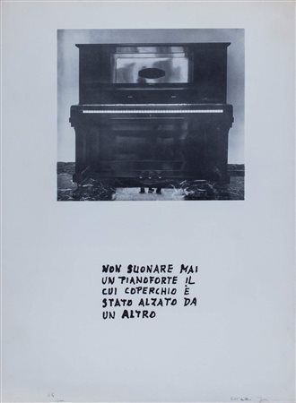 Giuseppe Chiari (Firenze 1926-2007)  - Senza titolo, 1972