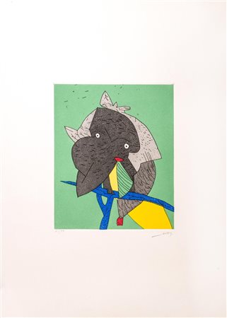 Gianni Dova (Roma 1925-Pisa 1991)  - Senza titolo