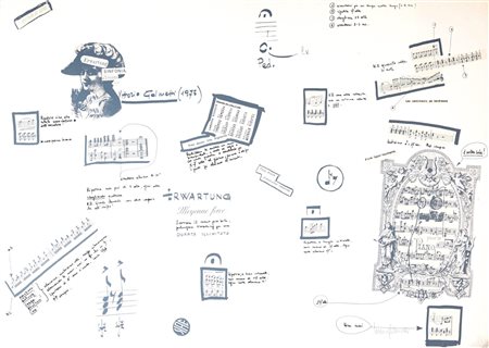 Vittorio Gelmetti (Milano 1926-Firenze 1992)  - Spartiti, 1975