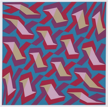 Franco Grignani (Pieve Porto Morone 1908-Milano 1999)  - Composizione, 1988