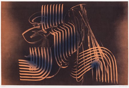 Hans Hartung (Lipsia 1904-Antibes 1989)  - L 1970-6 Farandole, 1970/‘76
