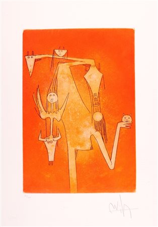 Wifredo Lam (Sagua la Grande 1902-Parigi 1982)  - Le monde magique de la fertilitè, 1980