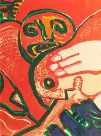 Bengt Lindstrom (Svezia 1925-2008)  - Hommage a Federico Fellini