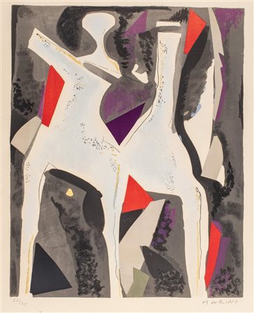 Marino Marini (Pistoia 1901-Viareggio 1980)  - Personnages du Sacre Printemps, 1974