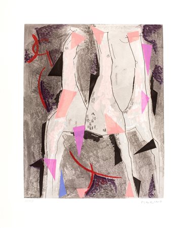 Marino Marini (Pistoia 1901-Viareggio 1980)  - Tre cavalli