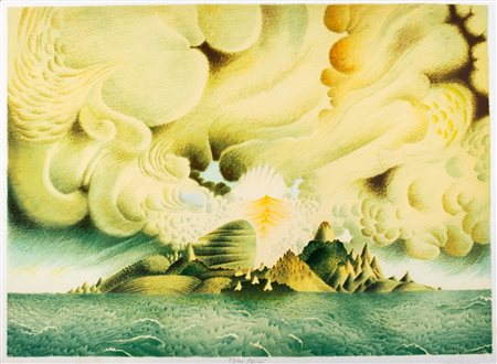 Tullio Pericoli (Colli del Tronto 1936)  - L'isola