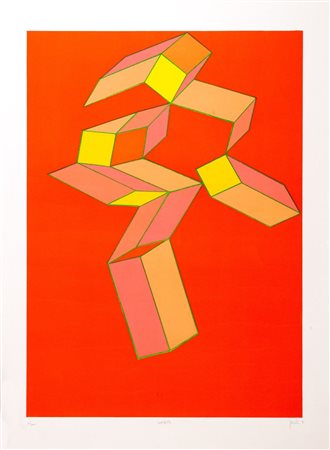 Achille Perilli (Roma 1927)  - Morbide, 1991