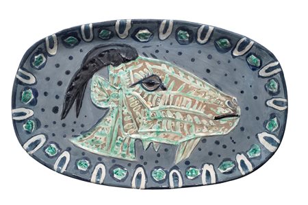 Pablo Picasso (1881-1973)  - Tete de chevre, 1952