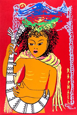 Antonietta Raphaël Mafai (Kaunas 1895-Roma 1975)  - Suonatrice, 1971