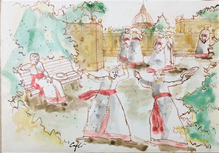 NINO CAFFÉ (1909-1975) - Senza Titolo