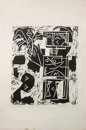 IBRAHIM KODRA (1918-2006) - La grande pace, 1970