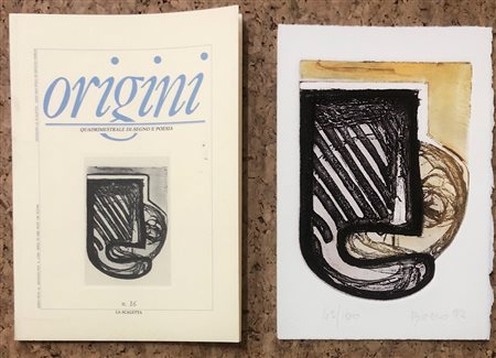 LIBRI D'ARTE CON OPERE ALL'INTERNO (RENATA BOERO) - Origini. Quadrimestrale di-segno e poesia, 1992