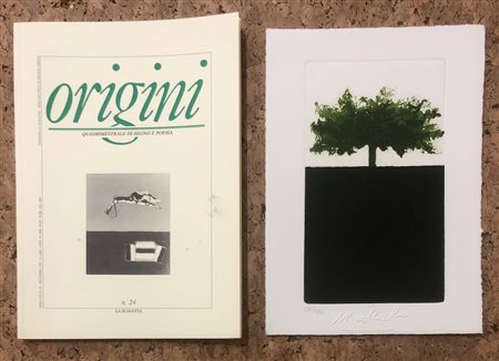 LIBRI D'ARTE CON OPERE ALL'INTERNO (CARLO MATTIOLI) - Origini. Quadrimestrale di-segno e poesia, 1994