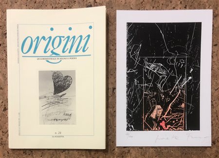 LIBRI D'ARTE CON OPERE ALL'INTERNO (GIOSETTA FIORONI) - Origini. Quadrimestrale di-segno e poesia, 1996
