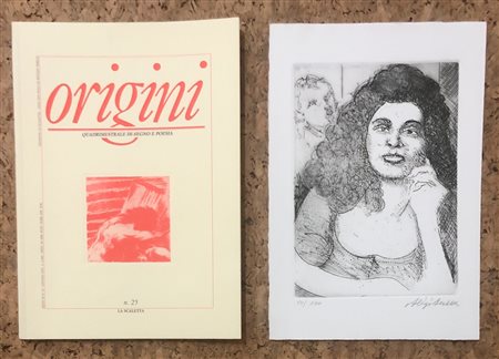 LIBRI D'ARTE CON OPERE ALL'INTERNO (ALIGI SASSU) - Origini. Quadrimestrale di-segno e poesia, 1995