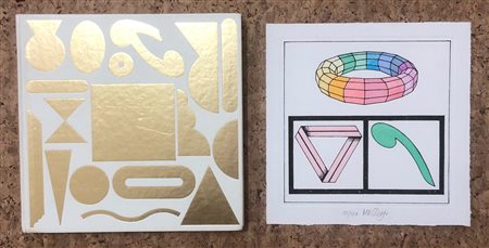 LIBRI D'ARTE CON OPERE ALL'INTERNO (LUCIO DEL PEZZO) - Lucio Del Pezzo / Carte. Il Disegno Italiano, 1992