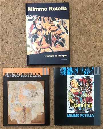 MIMMO ROTELLA - Lotto unico di 3 cataloghi