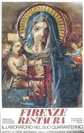  Manifesto mostra Firenze restaura