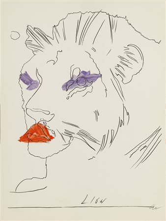 WARHOL ANDY (1928 - 1987) Dalla serie Lo Zodiaco. Lion.