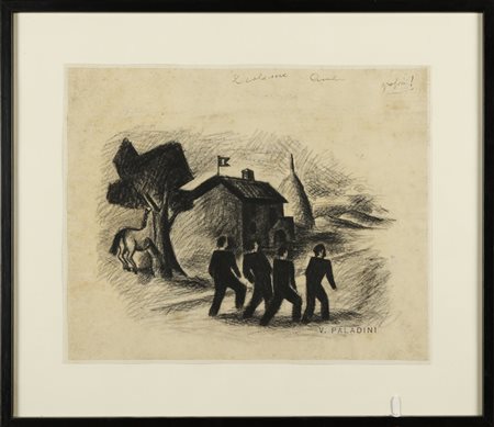 PALADINI VINICIO (1902 - 1971) San Martino.