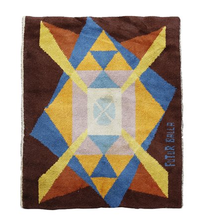 BALLA GIACOMO (1871 - 1958) Tappeto ''Espansione + Luce''.