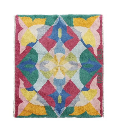 BALLA GIACOMO (1871 - 1958) Tappeto '' Fiori + Spazio''.