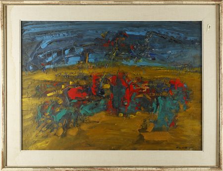 MANDELLI POMPILIO  (1912 - 2006) Paesaggio.