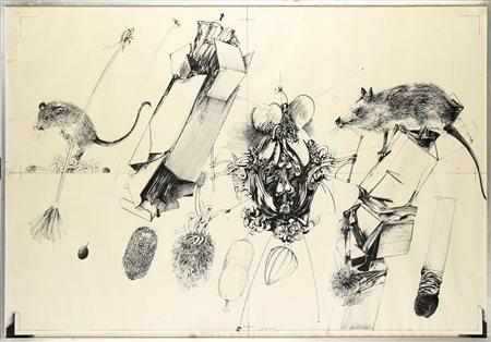 VELICKOVIC VLADIMIR (n. 1935) Senza titolo.