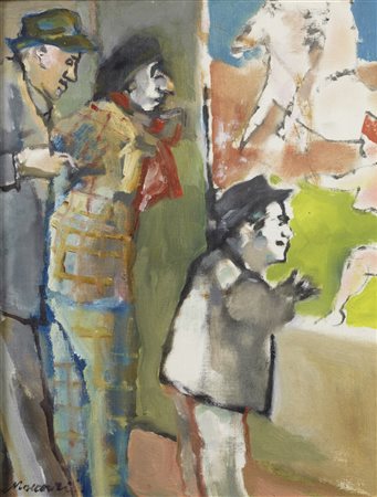 MACCARI MINO (1898 - 1989) Senza titolo. (Maccari, Longhi e Morandi)