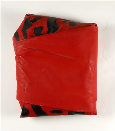 BERLINGERI CESARE (n. 1948) Piccolo dipinto piegato.