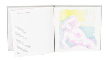 Aligi Sassu MANUSCRIPTUM volume contenente riproduzioni di disegni eseguiti...