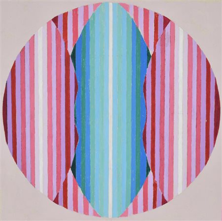 Francesco Fasano SENZA TITOLO acrilico su cartoncino, cm 25x25 sul retro:...