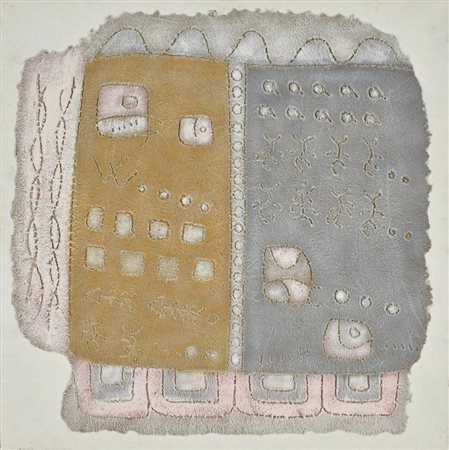 Antonino Nacci SENZA TITOLO tecnica mista su tela, cm 60x60 sul retro: firma...