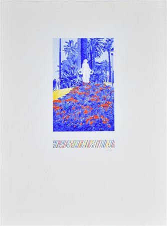 Giorgio Cortassa Sanremo pennarelli su carta, cm 77x58 firma