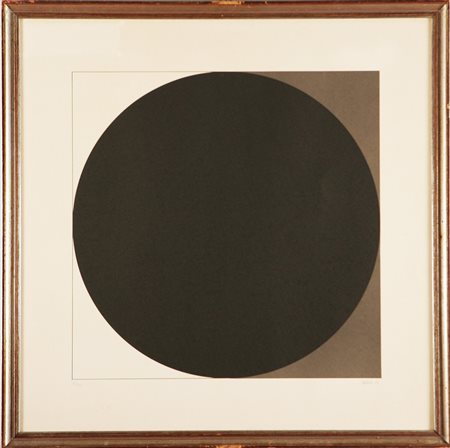 BALLOCCO MARIO (1913) Senza titolo. 1977. Litografia. Cm 49,7x49,7. Tiratura...