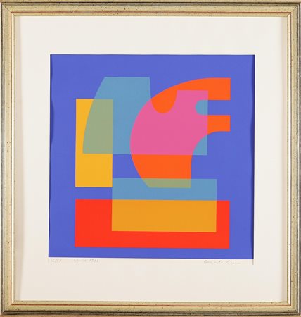 GARAU AUGUSTO (1923 - 2010) Senza titolo. 1987. Serigrafia. Cm 43x43. Tir....