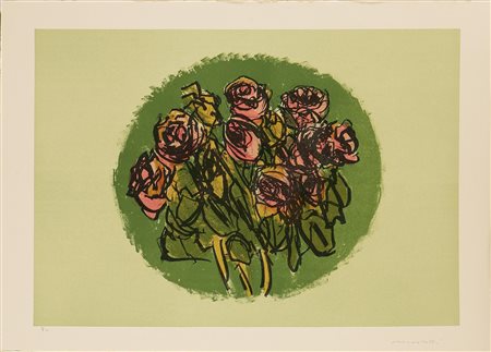 MORLOTTI ENNIO (1910 - 1992) Senza titolo. 1979. Litografia. Cm 70x50. P.A. a...