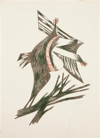 DOVA GIANNI (1925 - 1991) Senza titolo. Litografia. Cm 40x54,5. Tir. 34/75 a...