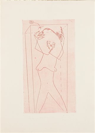 CONSAGRA PIETRO (1920 - 2005) Senza titolo. Incisione. Cm 25x34,5. Tir. 2/14...