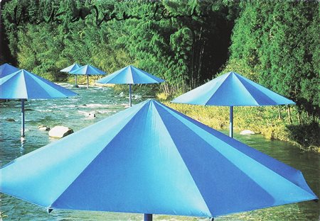 CHRISTO' & J. CLAUDE (n. 1935) Umbrellas, Japan-Usa, 1984-1991. 1991....