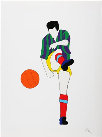 LODOLA MARCO (n. 1955) Senza titolo. Litografia. Cm 60x80. Tir. 21/100 a...