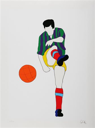 LODOLA MARCO (n. 1955) Senza titolo. Litografia. Cm 60x80. Tir. 25/100 a...