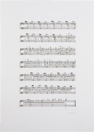 MARINELLI MARCO (n. 1963) Senza titolo. Acquaforte tirata su carta a mano. Cm...