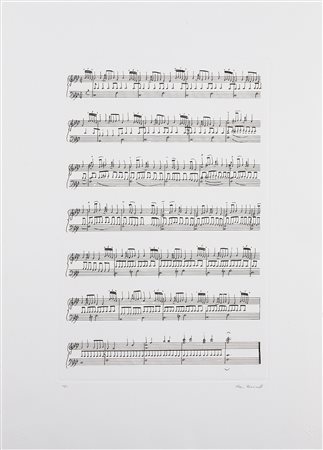 MARINELLI MARCO (n. 1963) Senza titolo. Acquaforte tirata su carta a mano. Cm...