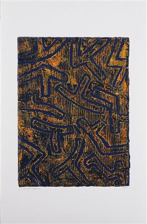 MARCHETTI ANGELO (1930 - 2000) Senza titolo. Litografia. Cm 40x60. Tir. 15/75...